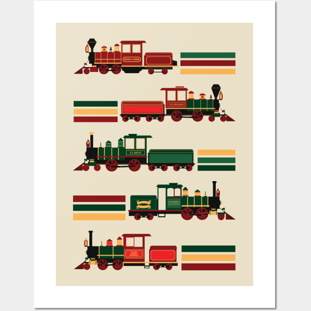 Magic Trains Wall Art by Lunamis